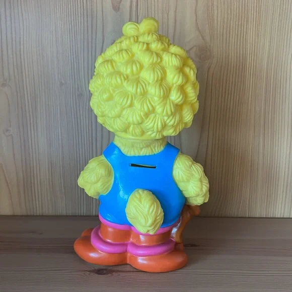 VINTAGE 80’s Jim Henson Sesame Street Big Bird Coin Bank by illco - Picture 3 of 17